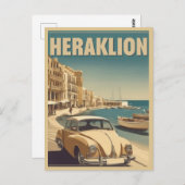 Carte Postale Héraklion, Iraklio. vocation grèce (Devant / Derrière)
