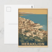 Carte Postale Héraklion, Iraklio. vocation grèce (Devant / Derrière)