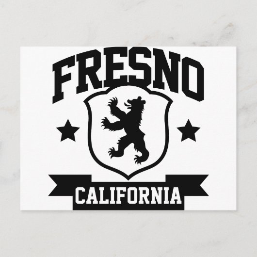 Carte Postale Heraldry Fresno (Devant)