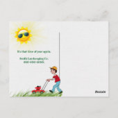 Carte Postale Herbe Verte (Dos)