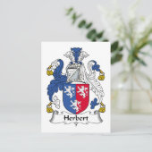 Carte Postale Herbert Family Crest (Debout devant)