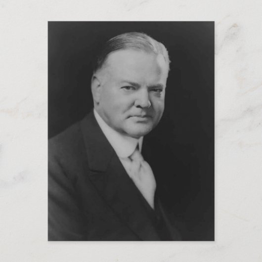 Carte Postale Herbert Hoover 31e Président (Devant)