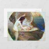 Carte Postale Herbert James Draper - A Water Baby 1900 (Devant / Derrière)