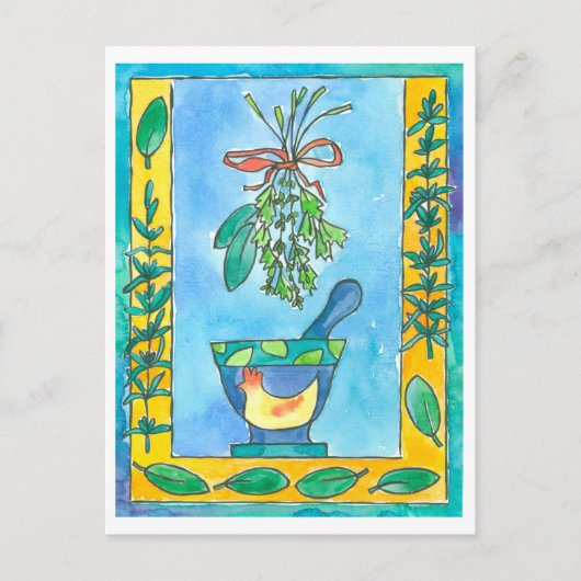 Carte Postale Herbes de Cuisines de lauriers de Rosemary Bay (Devant)