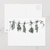 Carte Postale Herbes du jardin (Devant / Derrière)