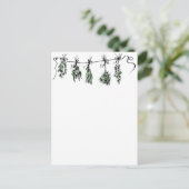 Carte Postale Herbes du jardin (Debout devant)