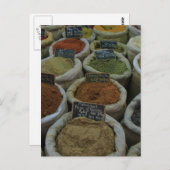 Carte Postale Herbes et épices (Devant / Derrière)