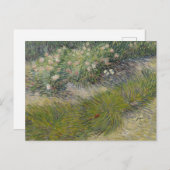Carte Postale Herbes et papillons par Vincent van Gogh (Devant / Derrière)