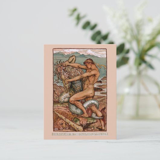 Carte Postale Hercules (Debout devant)