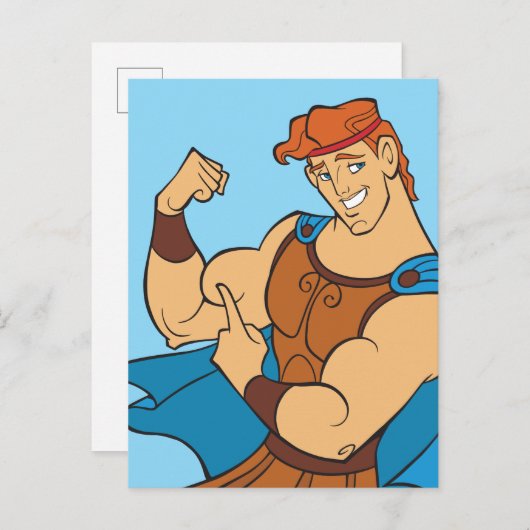 Carte Postale Hercules Bicep Flex Postcard (Devant / Derrière)
