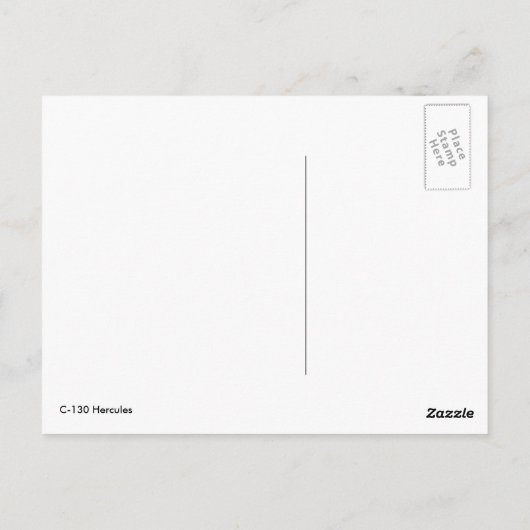 Carte Postale Hercules C-130 (Dos)