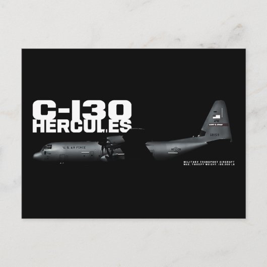 Carte Postale Hercules C-130 (Devant)