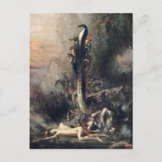 Carte Postale Hercules et Lernaean Hydra (Devant)