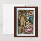 Carte Postale Hercules et les Nymphes (Devant / Derrière)