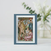 Carte Postale Hercules et les Nymphes (Debout devant)