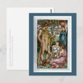 Carte Postale Hercules et les Nymphes (Devant / Derrière)