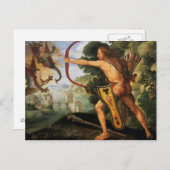 Carte Postale Hercules et les oiseaux stymphaliens, 1600 (Devant / Derrière)