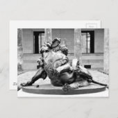 Carte Postale Hercules et lion néméen (Devant / Derrière)