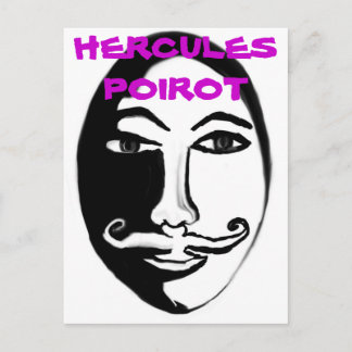 Carte Postale Hercules Poirot