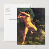 Carte Postale Hercules vs hydra par Gudio Reni (Devant / Derrière)
