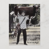 Carte Postale Herd de style antique Livraison de la vache Immuni (Devant)