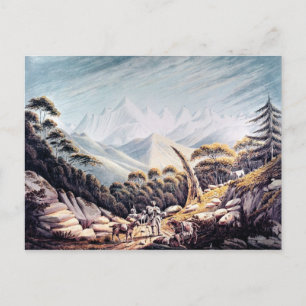 Carte Postale Herdsmen népalais dans l'Himalaya, 1826