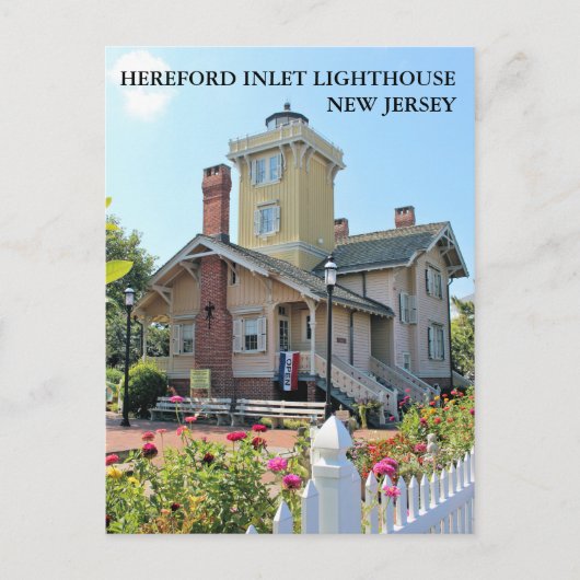 Carte Postale Hereford Inlet Lighthouse, New Jersey Postcard (Devant)