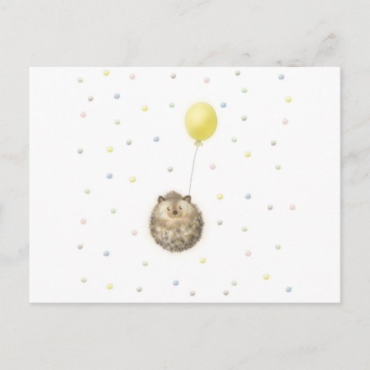 Carte Postale Hérisson (Devant)