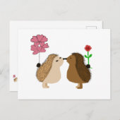 Carte Postale Hérisson (Devant / Derrière)