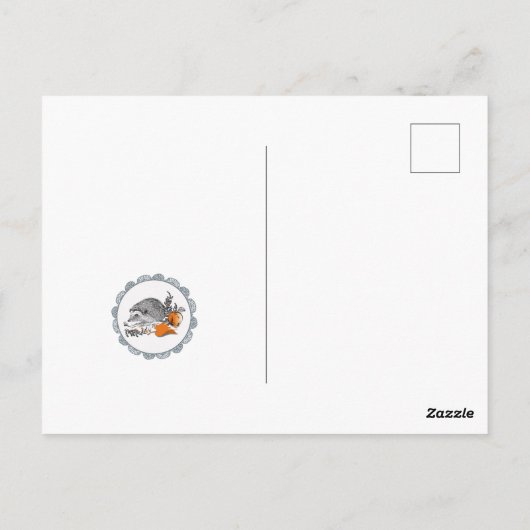 Carte Postale Hérisson (Dos)