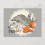 Carte Postale Hérisson (Devant)