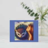 Carte Postale Hérisson animal Spirit 2 (Debout devant)