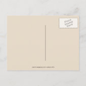 Carte Postale Hérisson avec feuilles d'automne (Dos)