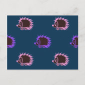 Carte Postale Hérisson de dessin mignon (Devant)