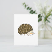Carte Postale Hérisson mignon (Debout devant)