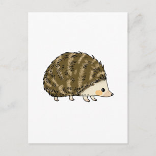 Carte Postale Hérisson mignon