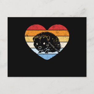 Carte Postale Hérisson vintage