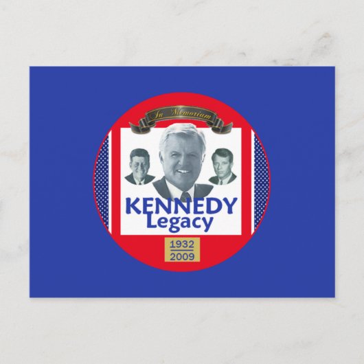 Carte postale héritée de Ted Kennedy 2009 (Devant)