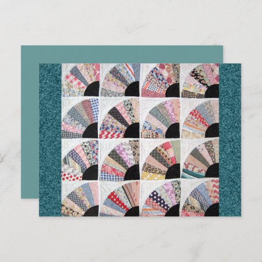 Carte Postale Hérloom Quilt (Devant / Derrière)