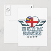 Carte Postale Herm Rocks v2 (Devant / Derrière)