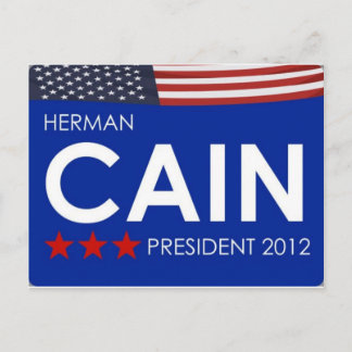 Carte Postale Herman Cain 2012