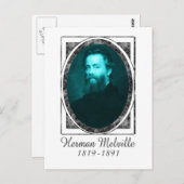 Carte Postale Herman Melville (Devant / Derrière)