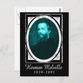 Carte Postale Herman Melville (Devant / Derrière)