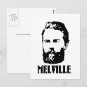 Carte Postale Herman Melville (Devant / Derrière)
