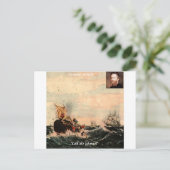 Carte Postale Herman Melville Appelez-Moi Ishmael Citation (Debout devant)