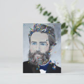 Carte Postale herman melville - portrait d'huile (Debout devant)