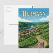 Carte Postale Hermann Missouri (Devant / Derrière)