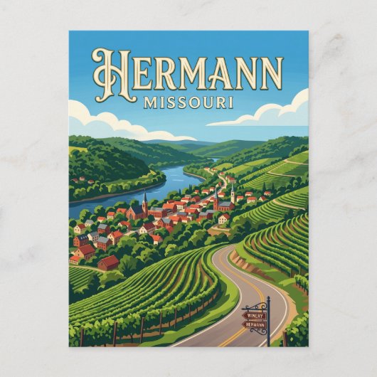 Carte Postale Hermann Missouri (Devant)