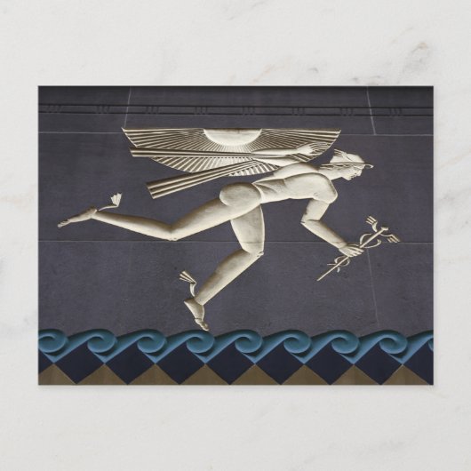 Carte Postale Hermes - Héraut des dieux grecs à New York (Devant)