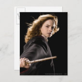 Carte Postale Hermione Granger Prêt À Agir (Devant / Derrière)